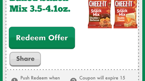 7-Eleven Cheez-It Mobile Coupon